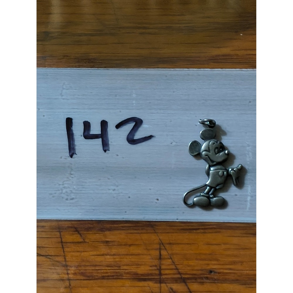 Vintage Walt Disney Productions Mickey Mouse Sterling Silver Charm Pendant